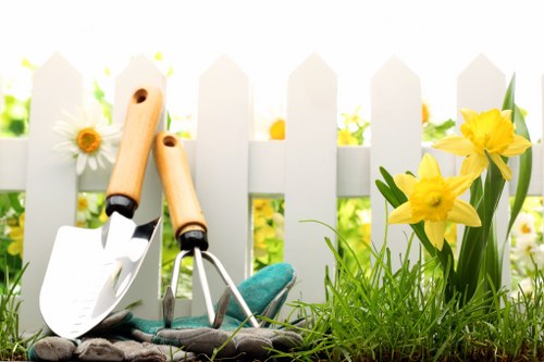 Sustainable garden practices with eco-friendly materials and native plants